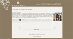 Desktop Screenshot of nettervillemanor.com